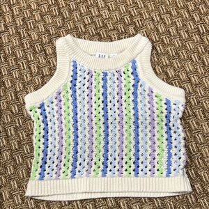 GAP Multicolor Knit Tank Top, size XS girls, great condition